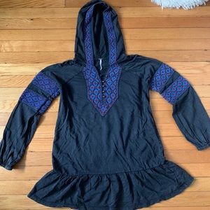 FREE PEOPLE Capetown embroidered tunic pullover